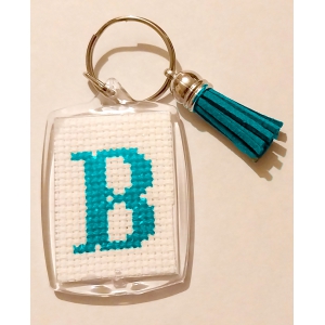 'B' Initial Keyring